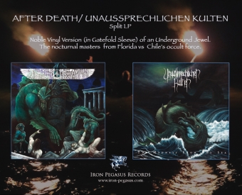 After Death / Unaussprechlichen Kulten - Gatefold Split LP