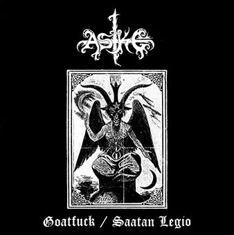 Aske - Goatfuck / Saatan Legio - LP